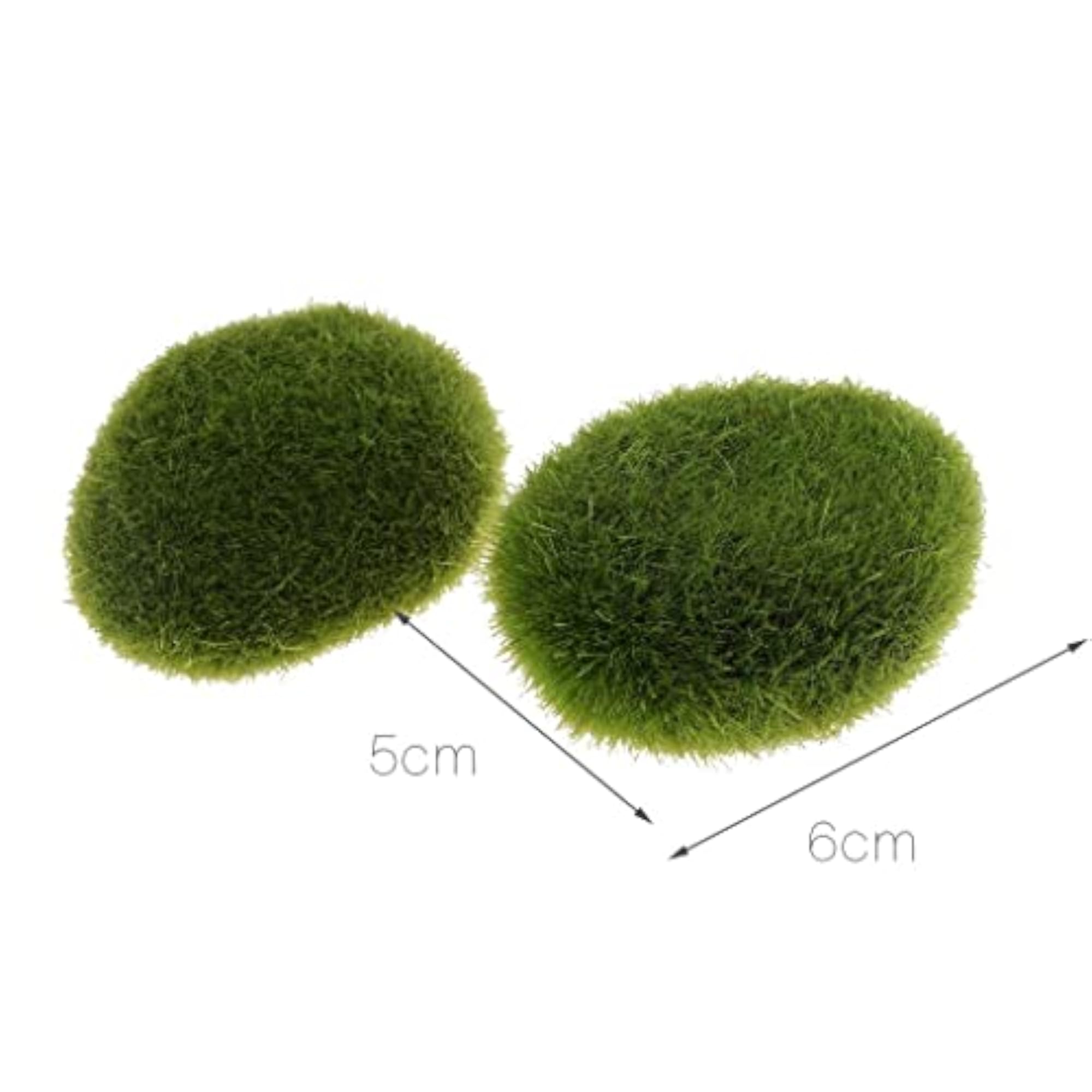 10Pcs Simulation Moss Balls for Garden Decoration