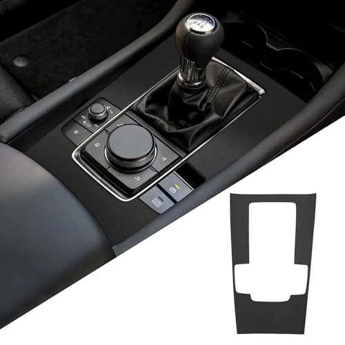 FDAIUN Für Mazda 3 Axela BP 2019 2020 2021 2022 2023 2024 2025 Flanell Auto Zentralgetriebe Schaltkonsole Gangschaltung Paneel Aufkleber Zubehör Schaltgetriebe