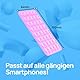 FAUNY® Doppelseitige Silikon Saugnapf Handyhalterung - Extra starker Halt & einfach abnehmbar durch doppelseitige Saugnäpfe - Perfektes Zubehör für iPhone und Android Handys