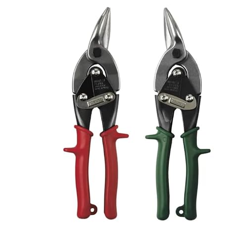 MIDWEST Aviation Snip - Left & Right Cut Regular 2-Piece Set Tinner Shears, Made in the USA - MWT-6716C