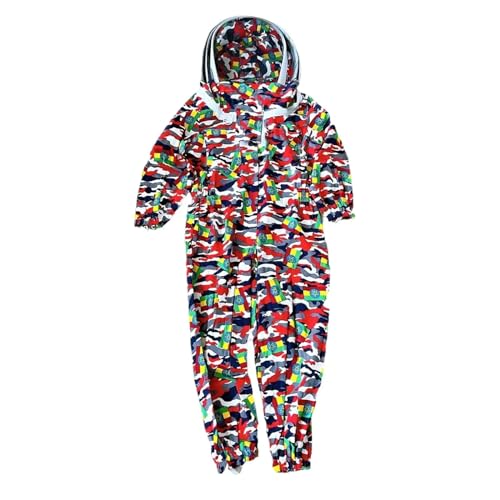 Traje de apicultor completo de color amarillo para protección cómoda anti abejas 3