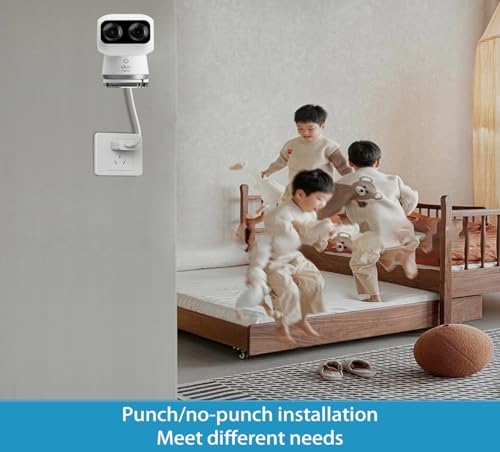 Soporte de pared eufy S350 para vigilar mascotas y bebés desde el ángulo ideal del salón 7