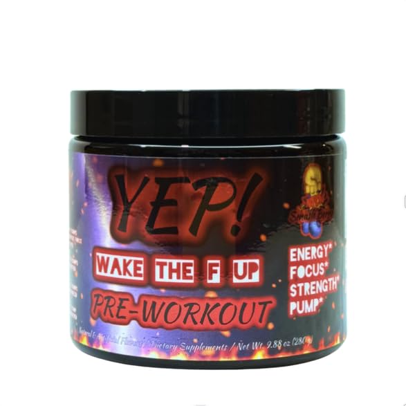 Image of YEP Wake The Faith Up Advanced Pre Workout - Not Your Basic Preworkout with Bonus Ingredients - Customizable Dosing for Your Desired Intensity - Up to 40 Servings (Smash Berry)