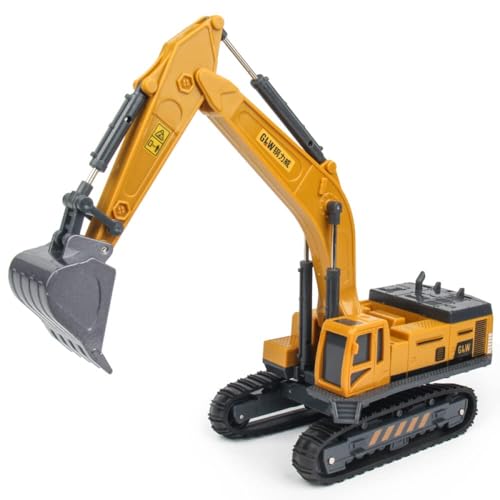 Image of DEUSON ECOM Excavator Construction Bulldozer Long Crane Engineering Vehicle Model Unbreakable Toy for 3 Years Old Boy and Girl (N 706-15)