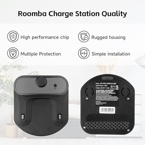 Roomba Charger Dock, Charging Base, Docking Station for iRobot Roomba e5 e6 i1 i3 i4 i6 i7 i8 500 600 700 800 900 560 650 653 654 660 760 770 790 870 880 980 ADF-N1 17170 17064 4452369 by TIIANTE - Image 4