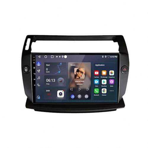 Navegador GPS Citroen C4 2004-2014 pantalla táctil mapas UE 4 núcleos 1G 16G