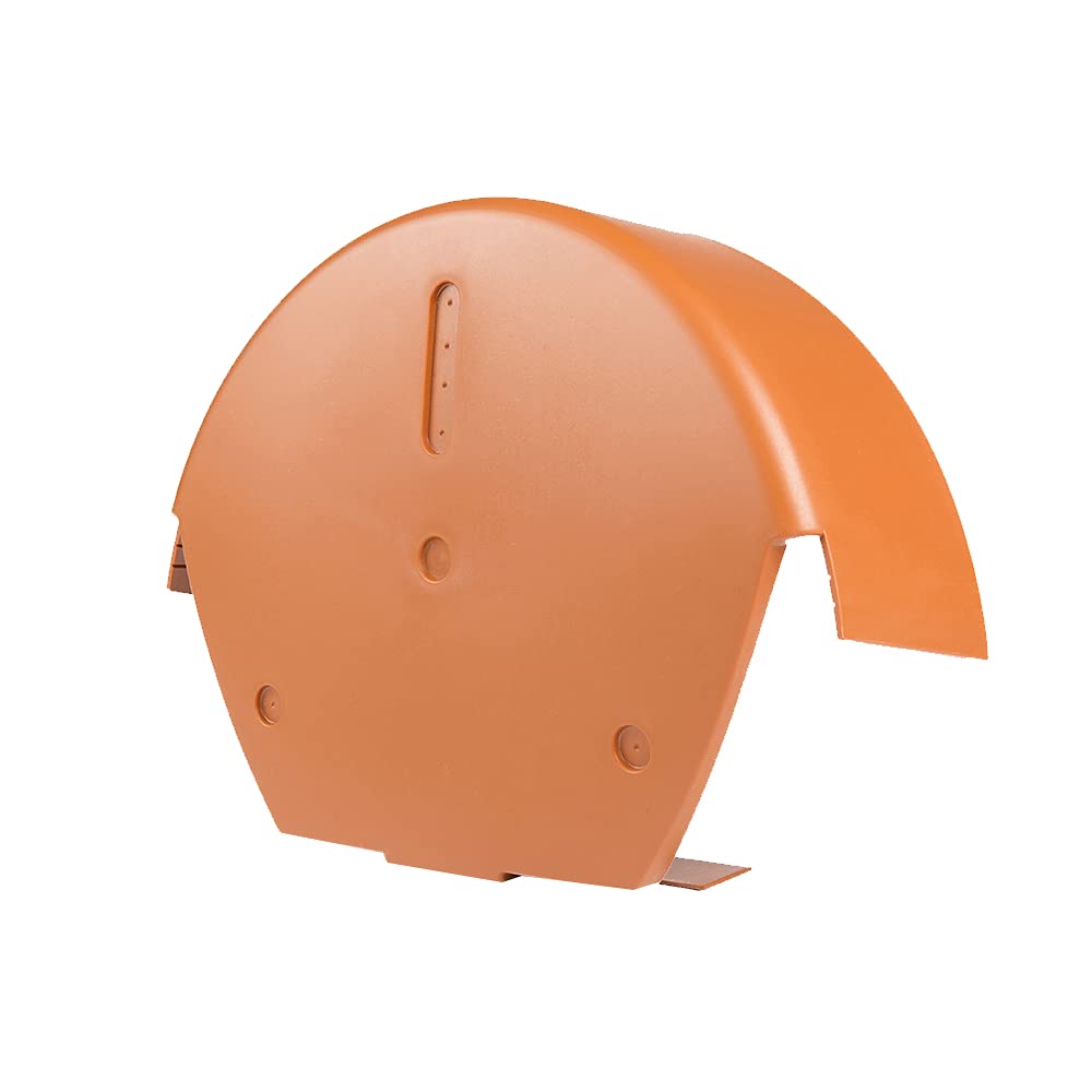 Timloc Terracotta 99114 Dry Fix Verge System For Profiled Roof Tiles-Round Ridge Cap