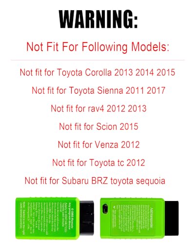 for Toyota G and H Chip Vehicle OBD Remote New Key Programming Device via OBD2 Port, Apply to 4D67,68,72(G), Dose not Support All Models