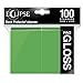 BoardGame E-15606 Ultra Pro-Eclipse Gloss Standard Sleeves 100 Pack-Lime Green
