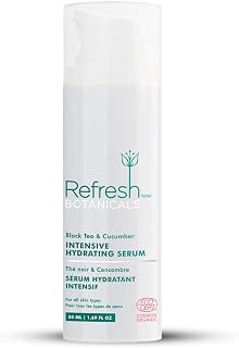 Refresh Botanicals Intensive Hydrating Serum | Deep Hydration Serum Moisturiser | Non-Greasy, Non-Comedogenic | ECOCERT Certified Organic | Made in Canada| 50ml