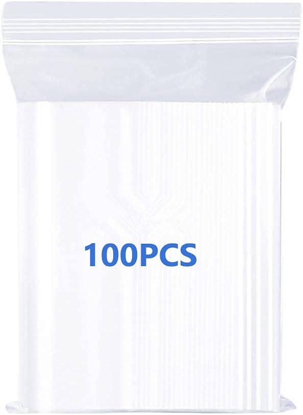 Buy 100 Grip Seal Bags Resealable Zip Poly Bags 7 X 10cm Small Plastic Bags Clear Reusable Lock Zipper Bags For Beads Jewelry Snacks Seeds Coins Online In Uk B094hxq68f