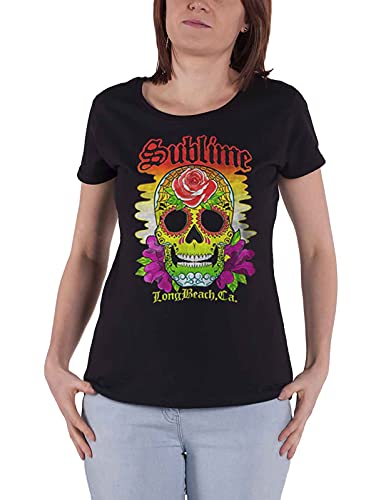 Sublime Colour Skull T-Shirt schwarz XL