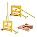 ALINUOYQ Manual Effort-Saving Brick Cutter, Compact Portable Wheeled Brick Cutter for Curbstones Sidewalk Pavers Hollow Bricks, Manual Landscape Stone Bricks Cutting Paving Tool