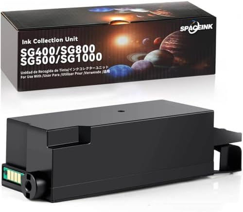 Spaceink SG400 Waste Collection Unit Replacement for Sawgrass Virtuoso SG400 SG500 SG800 SG1000 Ricoh GC41 Printer