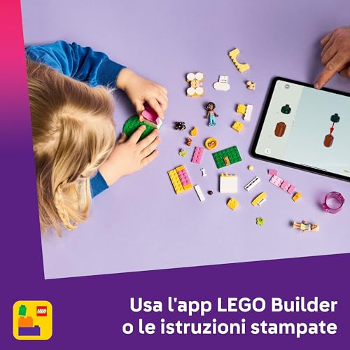 Friends Il Parco Giochi dei Cuccioli Giocattolo - con Parco con Scivolo, 2 Mini Bamboline, 3 Figure di Cani e Accessori per Animali Domestici - Regalo Creativo per Bambine da 4 Anni - 42665 - Lego - Immagine 5