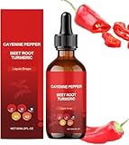 Aeluro Cayenne-Tropfen, Aeluro Cayenne-Pfeffer-Extrakt, natürliche Cayenne-Pfeffer-Flüssigkeitstropfen, sanfte Formel, vegan, leicht einziehbar (1)
