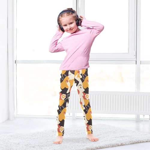 Lollipop Girl Hawaiian Kids Girl's Basic Leggings Fashion Full Length Yoga Pants Sports4