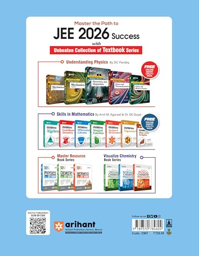 Image of Arihant Telangana EAPCET Engineering Entrance Solved Papers 2025-2015 | 11 Years PYQs with Detailed Explanations | Physics, Chemistry & Mathematics Practice Guide | English Medium