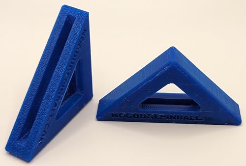 Image of Rubber Glass Corner Protectors, Cushions, Set of 2 (Electric Blue)