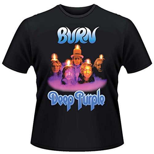 Image of Deep Purple Burn Men's T-Shirt Black Large
