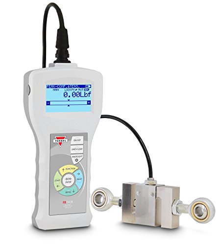 TORBAL FB1k Digital Force Gauge, 200lbf x 0.05lbf, Tension and Compression, Built-in microSD, USB, RS232, Peak and Multi Peak Detection