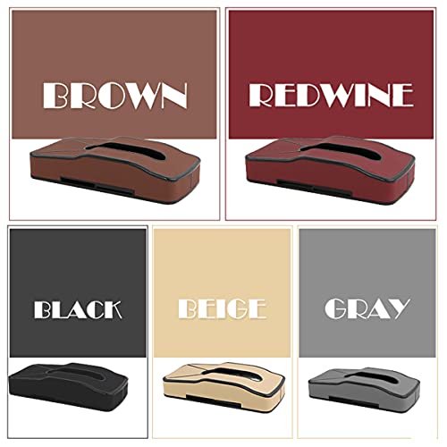 Image of NIKAVI M3012 Tissue Paper Holder for Car (Beige)