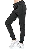 secto design 5000 Funktionelle Sport Jogging-Hose: Tiefe seitliche Einschubtaschen, aufgesetzte Gesäßtasche, Gummizugbündchen an Hüft- und Beinabschluss, Tunnelzug
