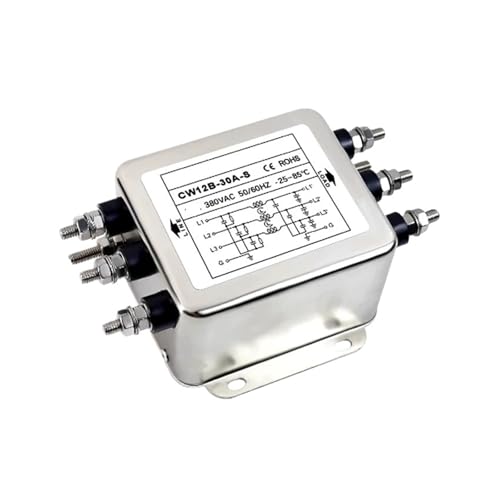 Filtre de puissance triphasé CW12B contre interférences électriques onduleur 380V - 3