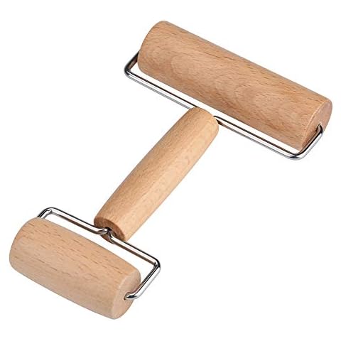 2-In-1 Style Pastry Pizza Roller Wooden Brayer Cover