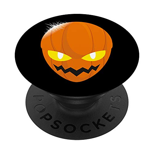 Alien Head Alien Face JackOLanter divertente zucca Halloween UFO PopSockets PopGrip Intercambiabile