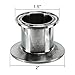 Homend Sanitary Concentric Reducer Tri Clamp Clover Stainless Steel 304 Sanitary Fitting End Cap Reducer (Tri Clamp Size: 2 inch x 1.5 inch)