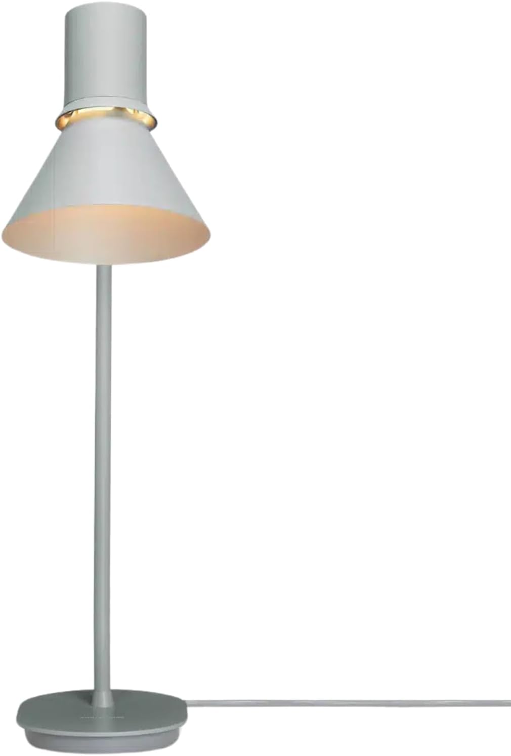 Anglepoise Type 80 Desk Lamp | Matt Paint Finish Cast Iron Base Aluminum Cover & Decorative Light Spill Halo Light Shade for Office Decor Home Essentials Bedroom Reading Lamp (Grey Mist)