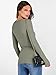 ANRABESS Women's Boat Neck Long Sleeve Shirts Rib Knit Slim Fitting Tops Basic Tees 2026 Casual Comfy Fall Outfits Clothes Saga Green Medium