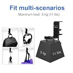 Aluminum Headphone Stand Hanger Foldable with Cable Clip - - Image 6