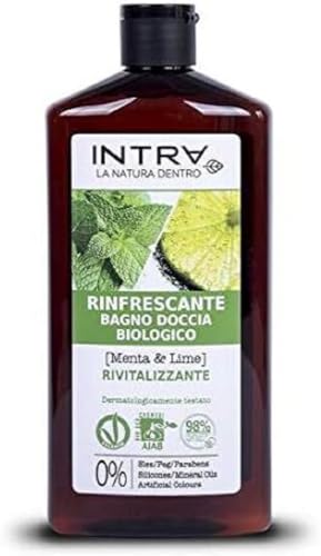 Intrà Menta y lima baño ducha biológica refrescante - 400 ml