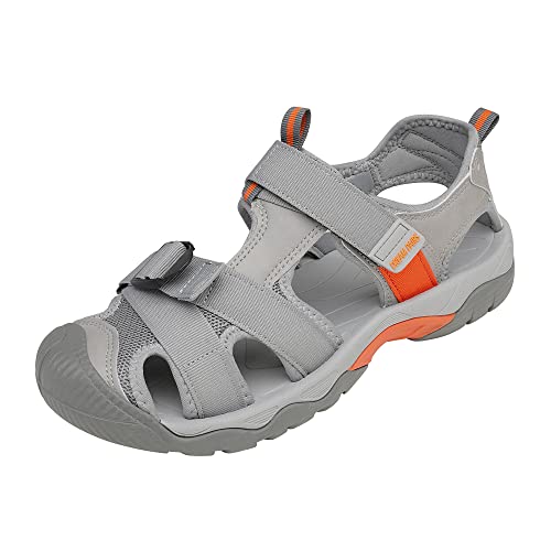 Image of DREAM PAIRS Men's Sport Outdoor Hiking Sandals Closed Toe Athletic Adventure Beach Fisherman Water Sandals