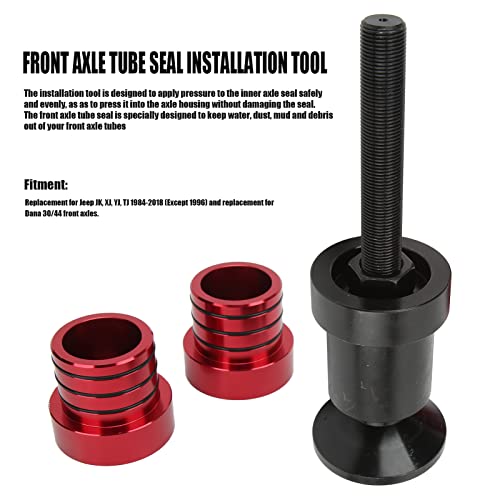 Acouto Ferramenta de instalação da vedação do eixo dianteiro e da vedação do eixo interno para Jeep