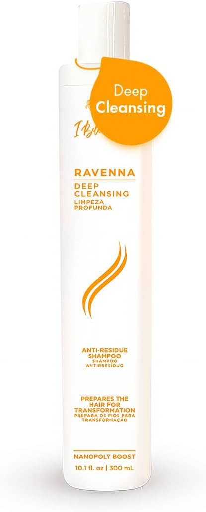 Ravenna Clarifying Shampoo Pre Treatment, Clarifying Shampoo For Build Up -Preps Hair Deep Cleansing, Removes Impurities For Long Lasting Treatment- 300ml/10.1 fl.oz