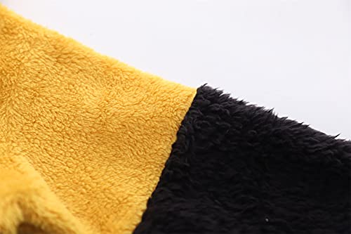 Moletom infantil para meninos e meninas de lã grossa quente com capuz para uso ao ar livre roupas qu
