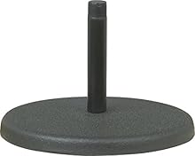 Black Powder Coat shaft Height: 4-1/2" Base diameter: 4"