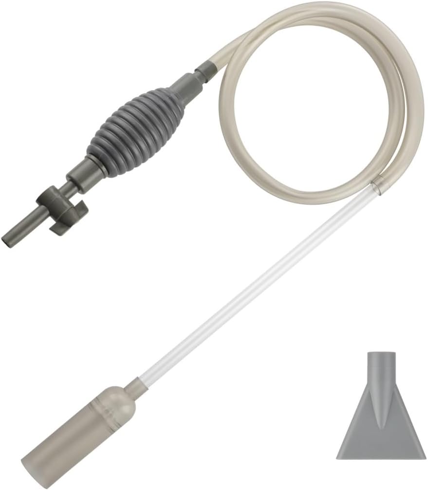 3-in-1 Aquarium Siphon Vacuum with Big & Valve Switch, 67’’L Fish Tank Vacuum Cleaner for Water Changing, Sand, Gravel & Algae Cleaning