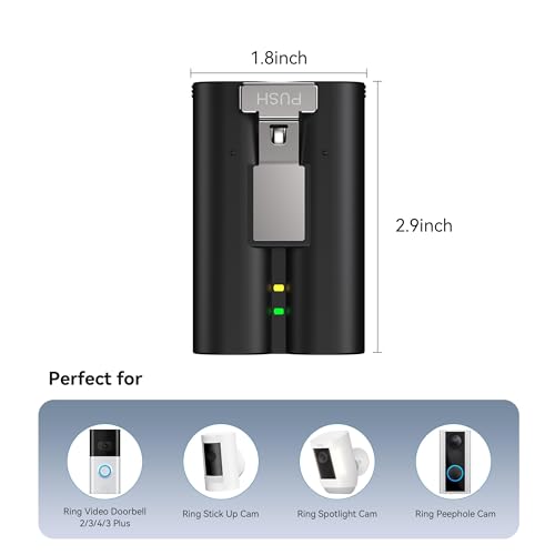 Batterie Ring Stick Up Cam et Doorbell 2/3/4 : Plus de coupure de sécurité à la maison - 7