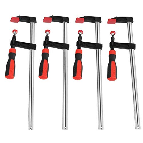 Sargentos Carpintero 4pcs PEAPORTE FUSY F PYRAMPS CLIPS DE BARRILLA DE ENTRADOR DIAJE COMPLETO DIA DIY MANERA HERRAMIENTO KIT 50 * 300mm Herramientas de hardware Sargentos De Apriete