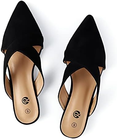 Rekayla Mules Shoes for Women Black 08