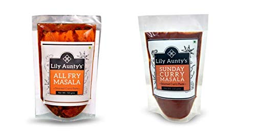 Sunday Curry + All Fry Masala Combo | Quantity - 150g+150g | Mangalorean and Goan Curry Pastes| Ingredient Type: Vegetarian