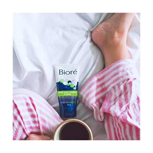 BiorÃ© Pore Unclogging Scrub, Removes Excess Dirt and Oils, Face Scrub, with Salicylic Acid, Oil Free, 5 Ounces (HSA/FSA Approved)