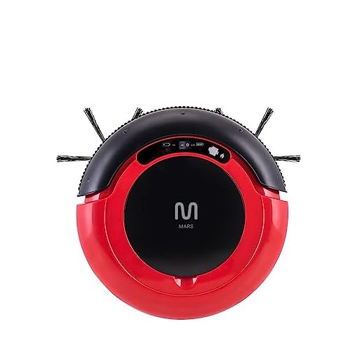 Aspirador Robô Mars Varre Aspira e Passa Pano Bivolt 30W Vermelho/Preto Multi Home - HO400