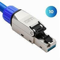 8x CAT 8 RJ45 Stecker werkzeuglos Netzwerkstecker LAN Stecker STP 40 Gbit – Ansicht 7