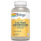 Solaray Calcium and Magnesium Asporotate Capsules | 240 Count