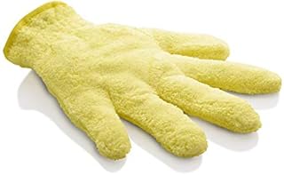 E-Cloth High Performance Dusting Glove, Microfibre Cleaning Mitts, Traps Dust, Pollen, Pet Fur, and Hair, Great for Wood and Leather Surfaces, Washable and Reusable, 100 Wash Promise, Yellow, 1 Pack